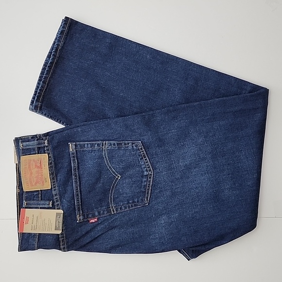 Levi's 505 Men's Denim Regular Original Style Blue Jeans Men's Size 40 X 30 - Picture 16 of 16